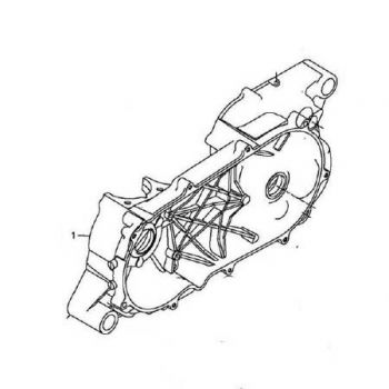 Kurbelgehäuse Links Adly ATV/Quad 300