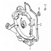 Simmerring Gehäusedeckel rechts 19,8*30*5 Adly ATK 125, ATV 150