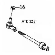 Sicherungsmutter M10 A-Arm ATV/Quad 300/400/700