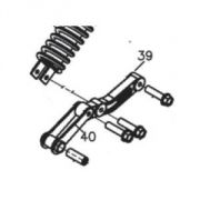 Umlenkhebel f. Stoßdämpfer f. 220,280,300,320,450,500