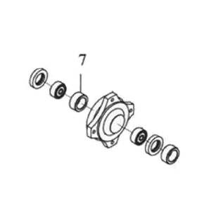 Distanzbuchse Bremstrommel 15*22*15 Adly ATV/Quad 50 V