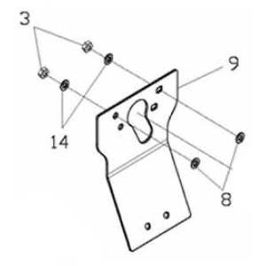 Rücklichthalter Adly ATV/Quad 50, 150, 300