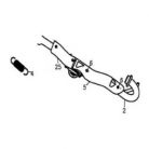 Auspuff-/Hitzeschutz orig. Adly ATV 320