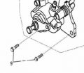 1 Schraube mit Bund M10 x 28 f. Bremssattel 220-500er